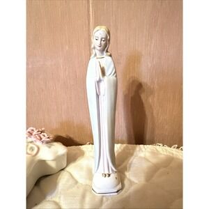 Bradley Exclusives Praying Madonna Figurine And Cross Shaped Trinket Box